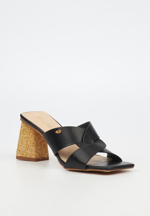 Miss Black - Kleo 2 block heel - black