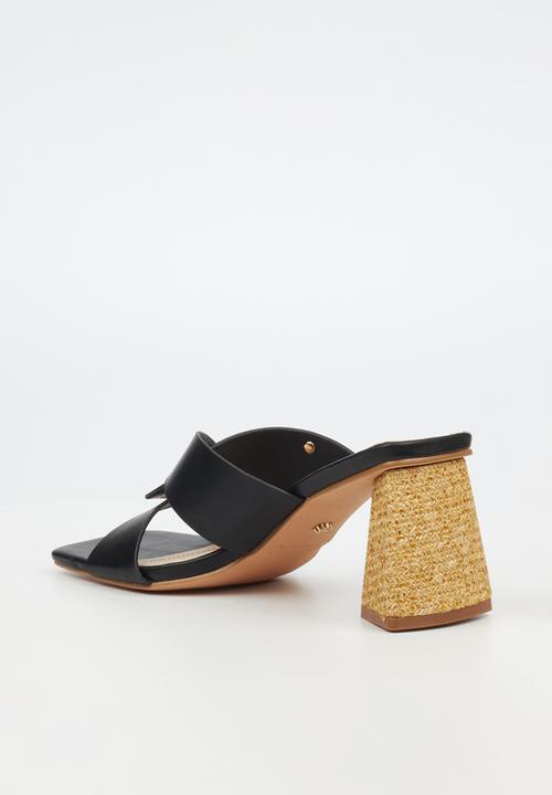 Miss Black - Kleo 2 block heel - black