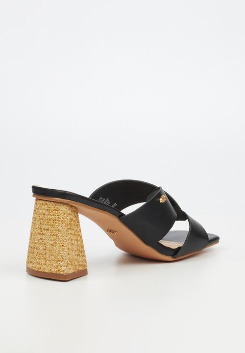 Miss Black - Kleo 2 block heel - black