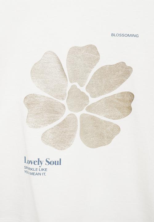 MANGO - T-shirt soul - natural