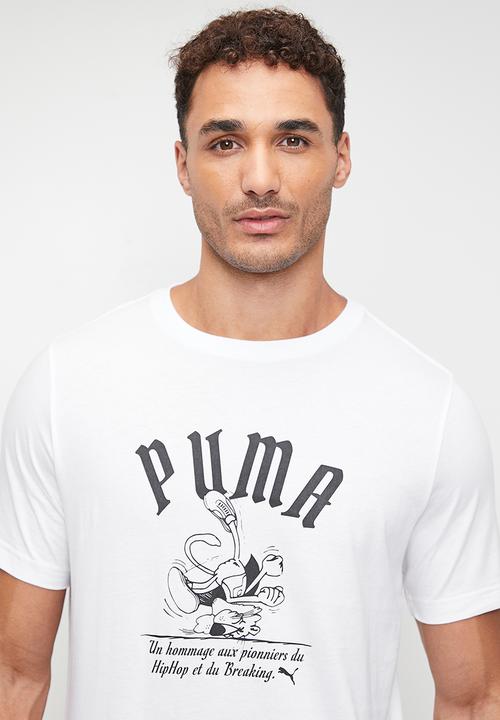 PUMA - Graphics super puma tee - puma white