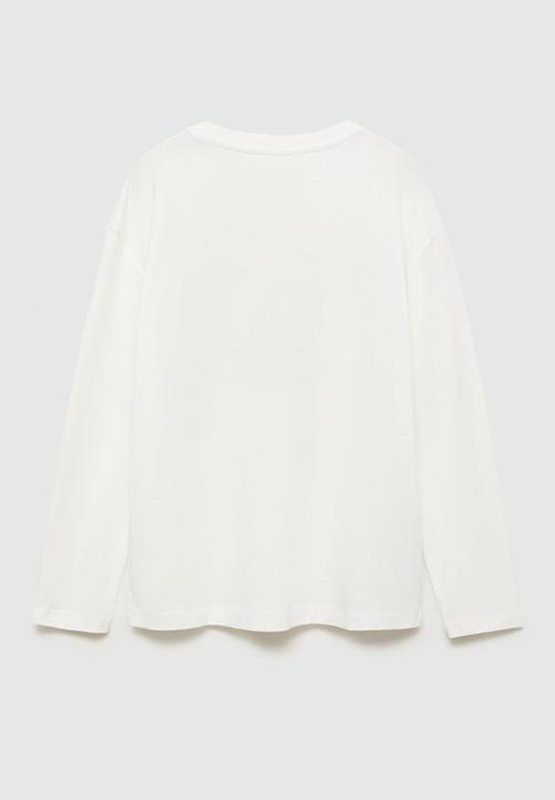 MANGO - T-shirt utah1 - natural