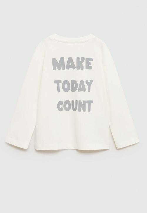 MANGO - T-shirt hug - natural