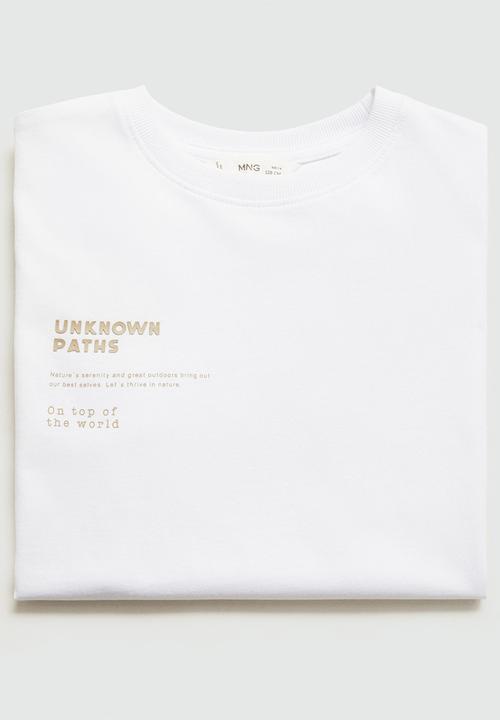 MANGO - T-shirt japan - natural