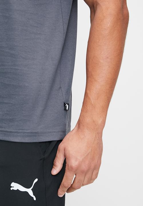PUMA - ESS+ 2 Col Logo Tee - Galactic Grey