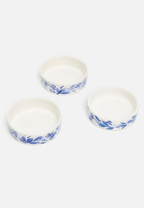 Urchin Art - Abi Tapas bowls set of 3 - Blue
