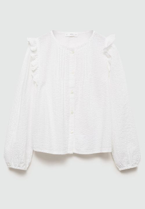 MANGO - Blouse lupe - light beige