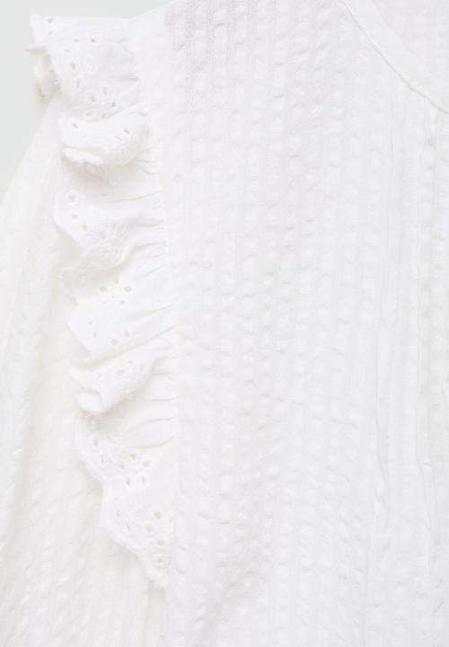 MANGO - Blouse lupe - light beige