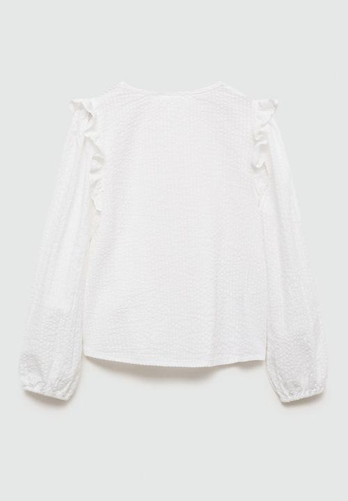 MANGO - Blouse lupe - light beige