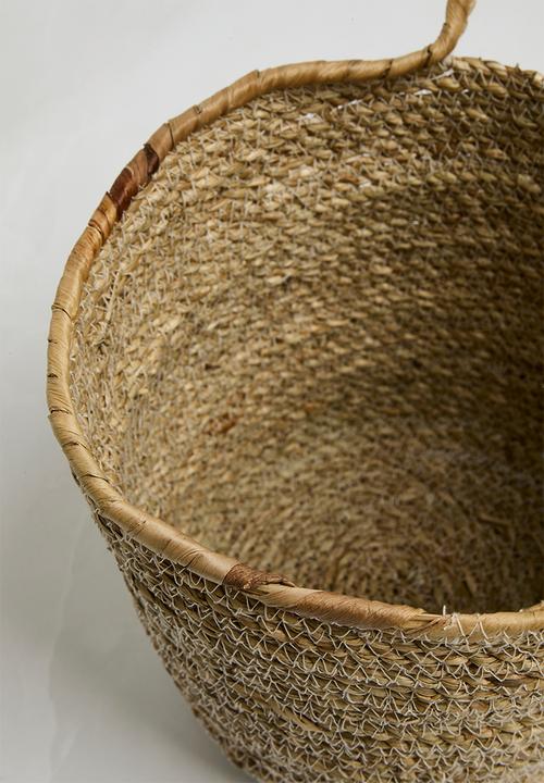 Sixth Floor - Seagrass Hanging basket - Natural