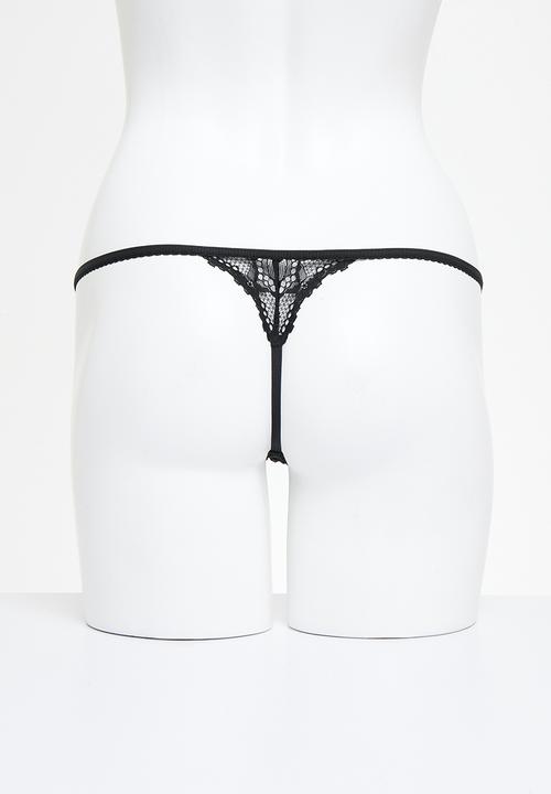 Cotton On - Everyday Lace Tanga G String 5 Pack - Multi