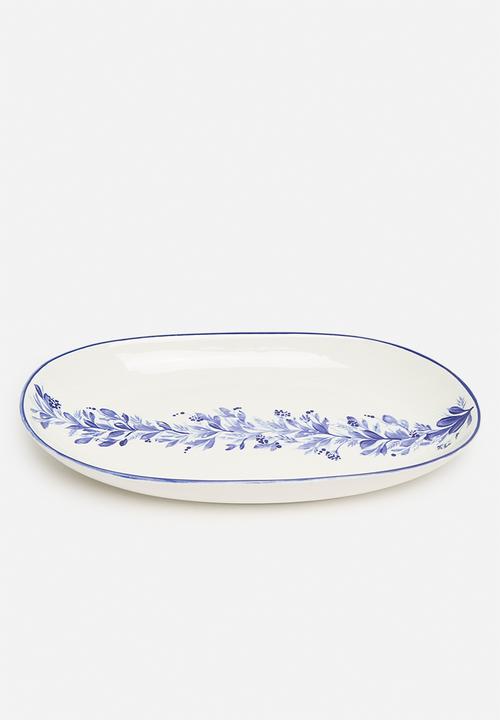 Urchin Art - Abi Serving Platter - Blue