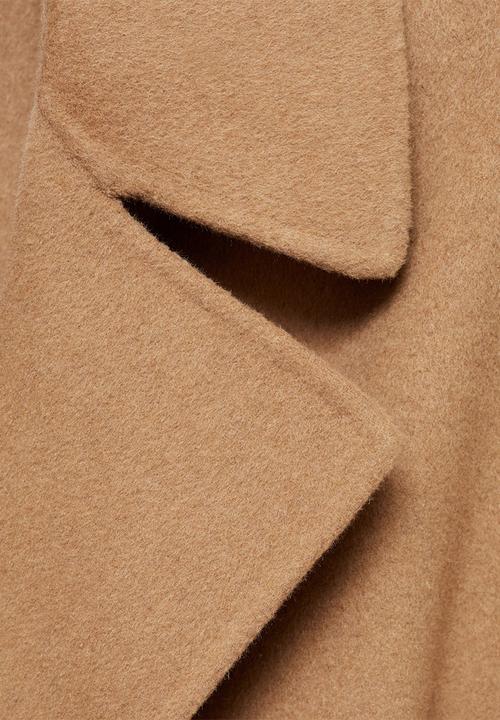 MANGO - Plus Coat Batin - Medium Brown