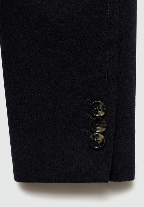 MANGO - Plus Coat Dali - Navy