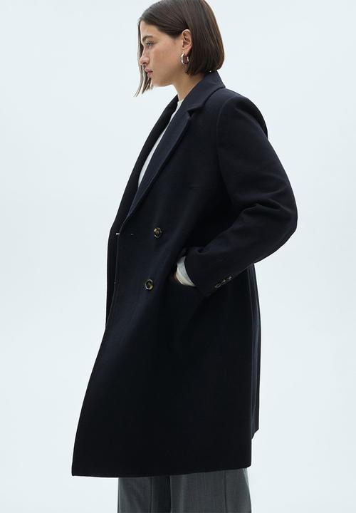 MANGO - Plus Coat Dali - Navy