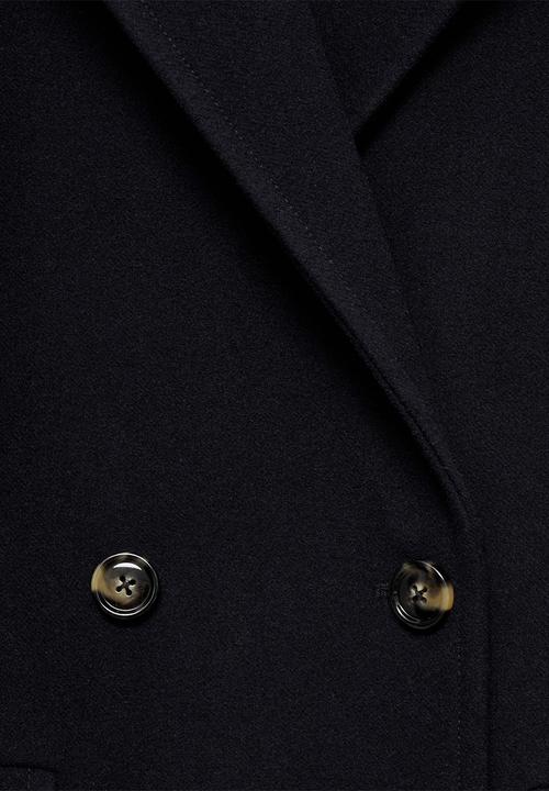 MANGO - Plus Coat Dali - Navy