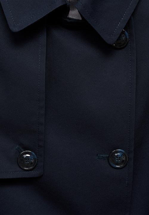 MANGO - Plus Trenchcoat Polana - Navy