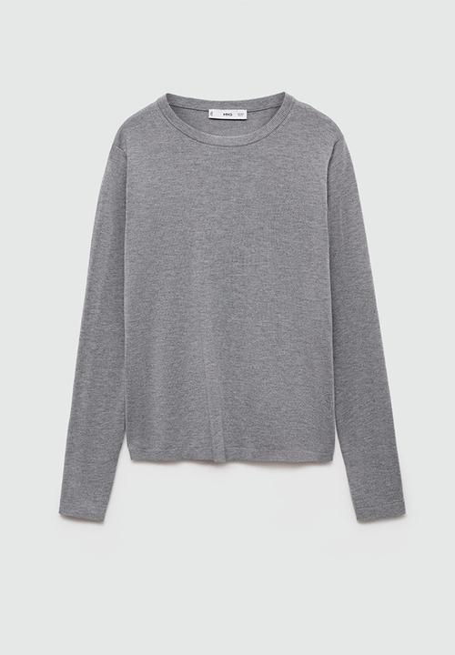 MANGO - Plus Sweater Lucca - Light/Pastel Gray