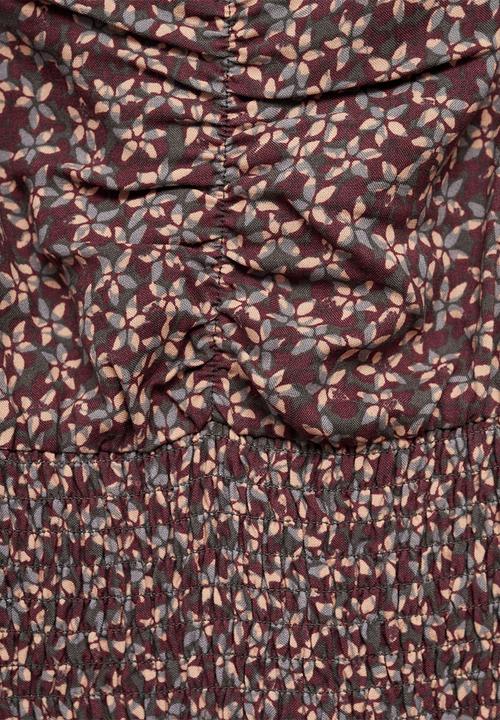 MANGO - Dress england - dark red
