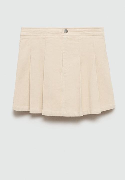 MANGO - Skirt lena - light beige