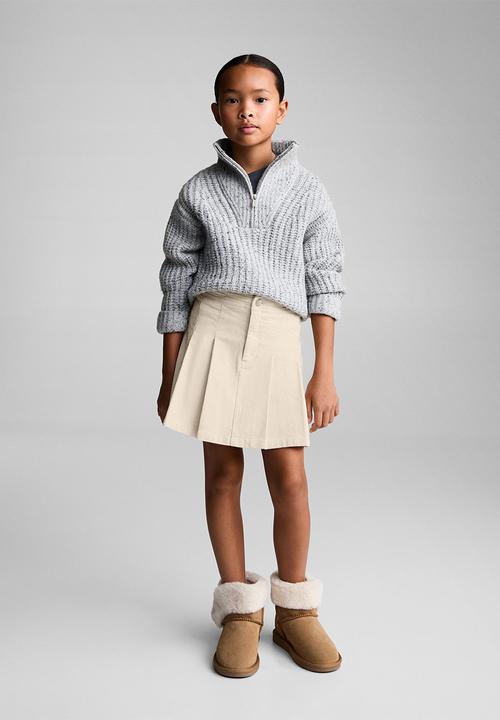 MANGO - Skirt lena - light beige