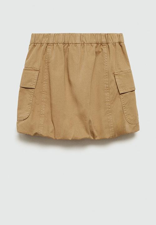 MANGO - Skirt itziar - medium brown