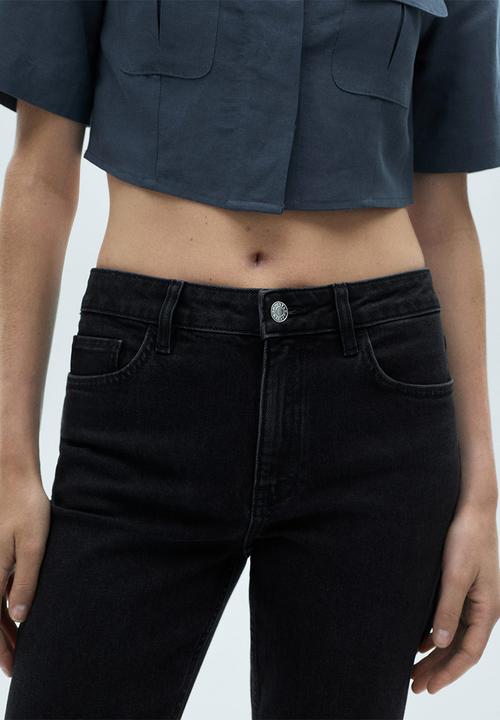 MANGO - Jeans Fiona - Black
