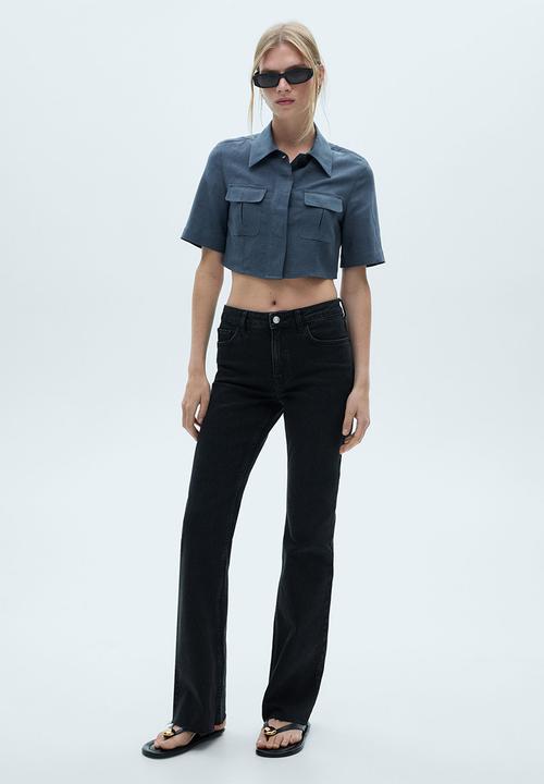 MANGO - Jeans Fiona - Black