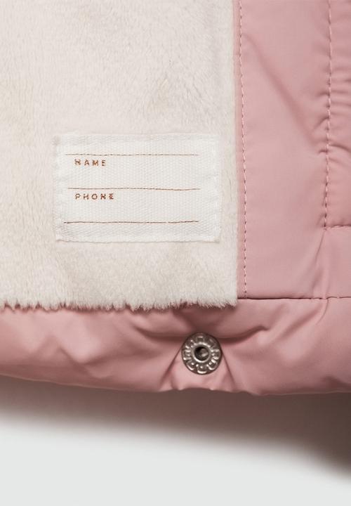 MANGO - Anorak joyce - light pastel pink