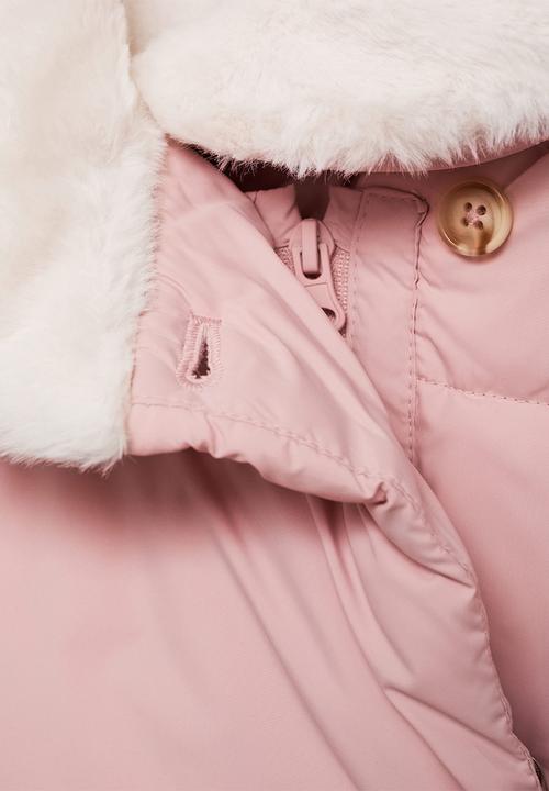 MANGO - Anorak joyce - light pastel pink