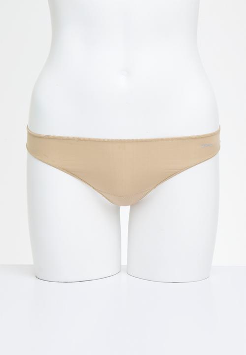 Jockey - 3Pk Ladies NPL G-String - black/capp/beige