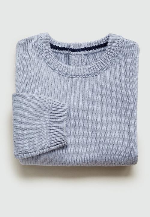 MANGO - Sweater mauro7 - light/pastel blue