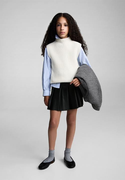 MANGO - Skirt paz - black