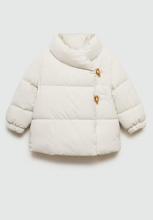 MANGO - Anorak diana - light beige