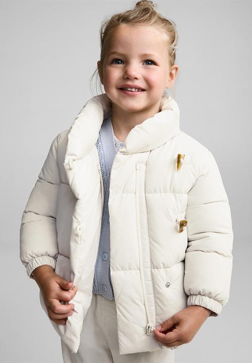 MANGO - Anorak diana - light beige