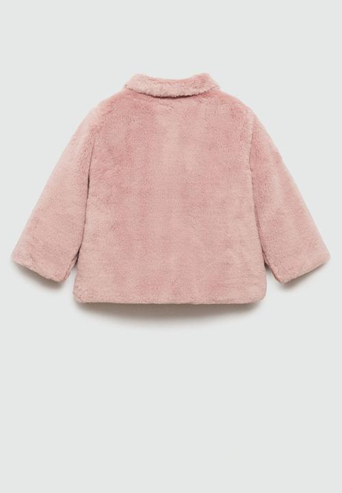 MANGO - Coat rossy - pink