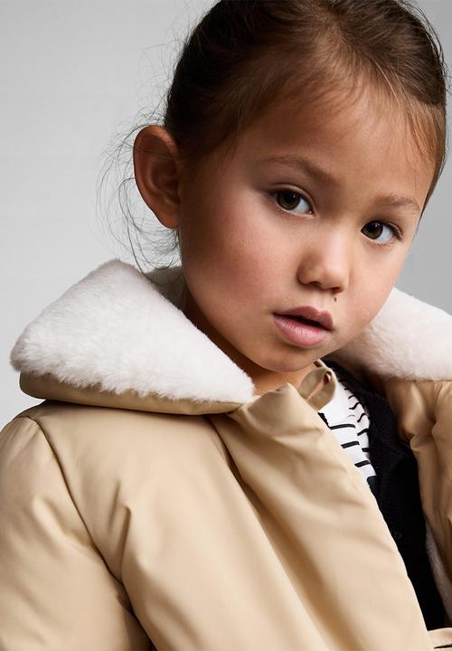 MANGO - Anorak eli - light pastel brown