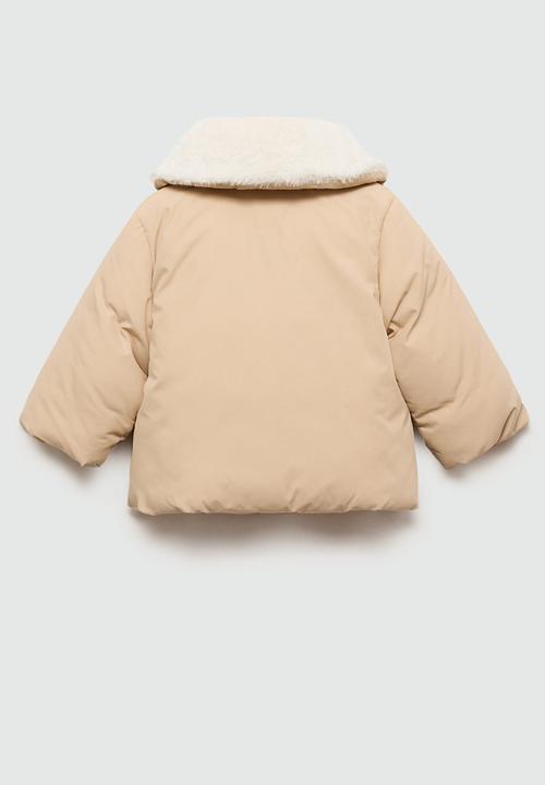 MANGO - Anorak eli - light pastel brown