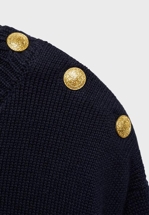 MANGO - Dress amelie - navy