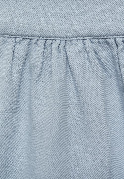 MANGO - Dungaree dress poppy - light/pastel blue