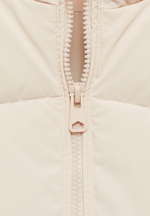 MANGO - Waistcoat lola - light beige