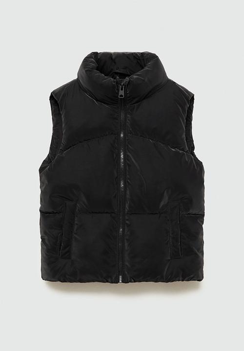 MANGO - Waistcoat lola - black