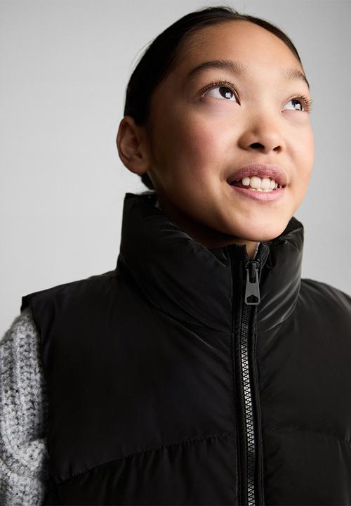 MANGO - Waistcoat lola - black