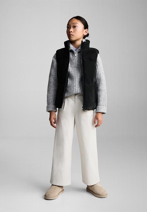 MANGO - Waistcoat lola - black