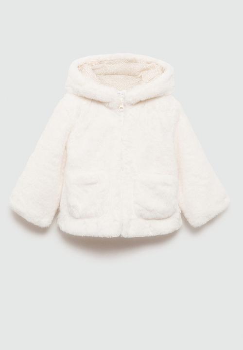 MANGO - Coat copito - white