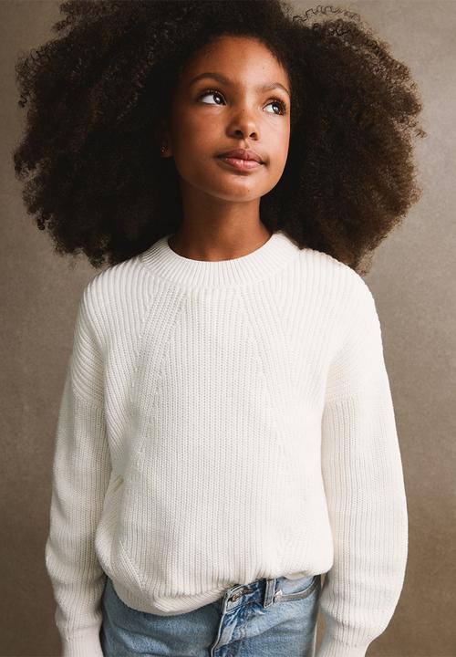 MANGO - Sweater selena - natural