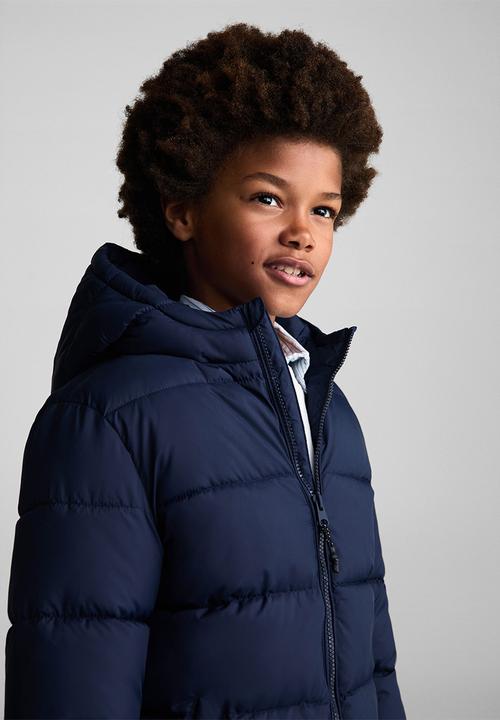 MANGO - Anorak america7 - navy