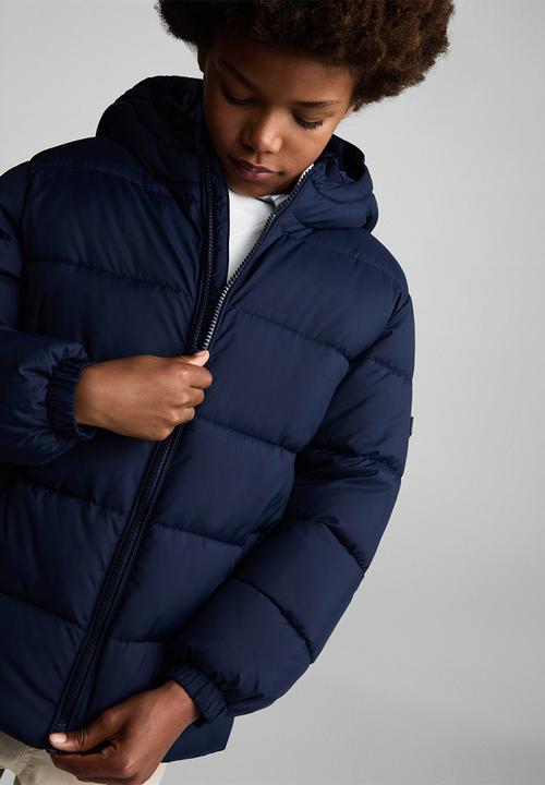 MANGO - Anorak america7 - navy