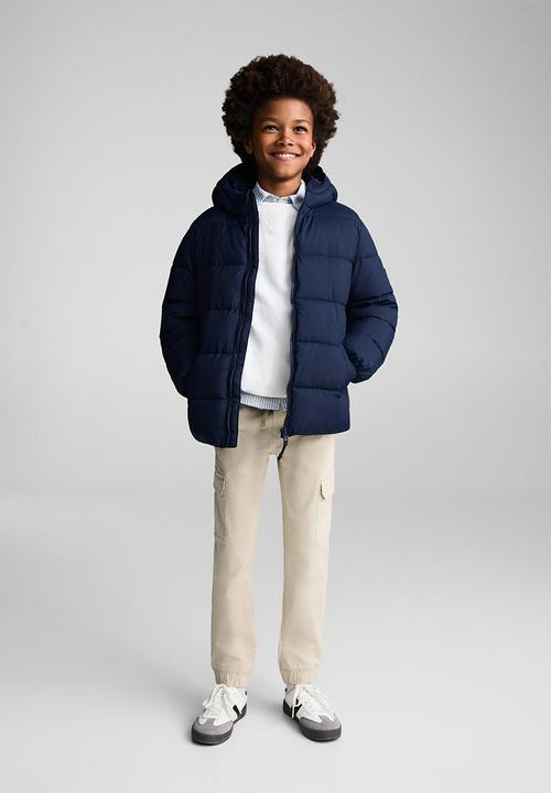 MANGO - Anorak america7 - navy
