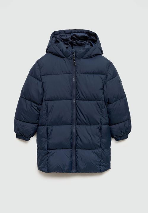 MANGO - Anorak amerlong - navy